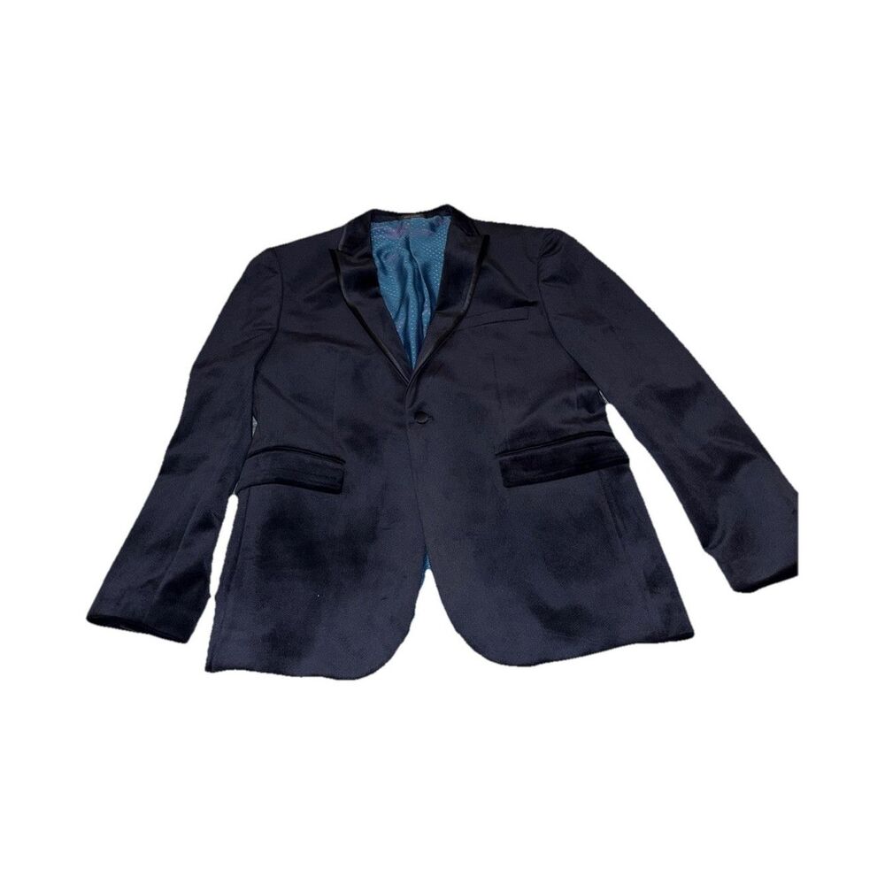 Scapa Slim Fit Black Men's Tuxedo Blazer M One-Button Double Vent